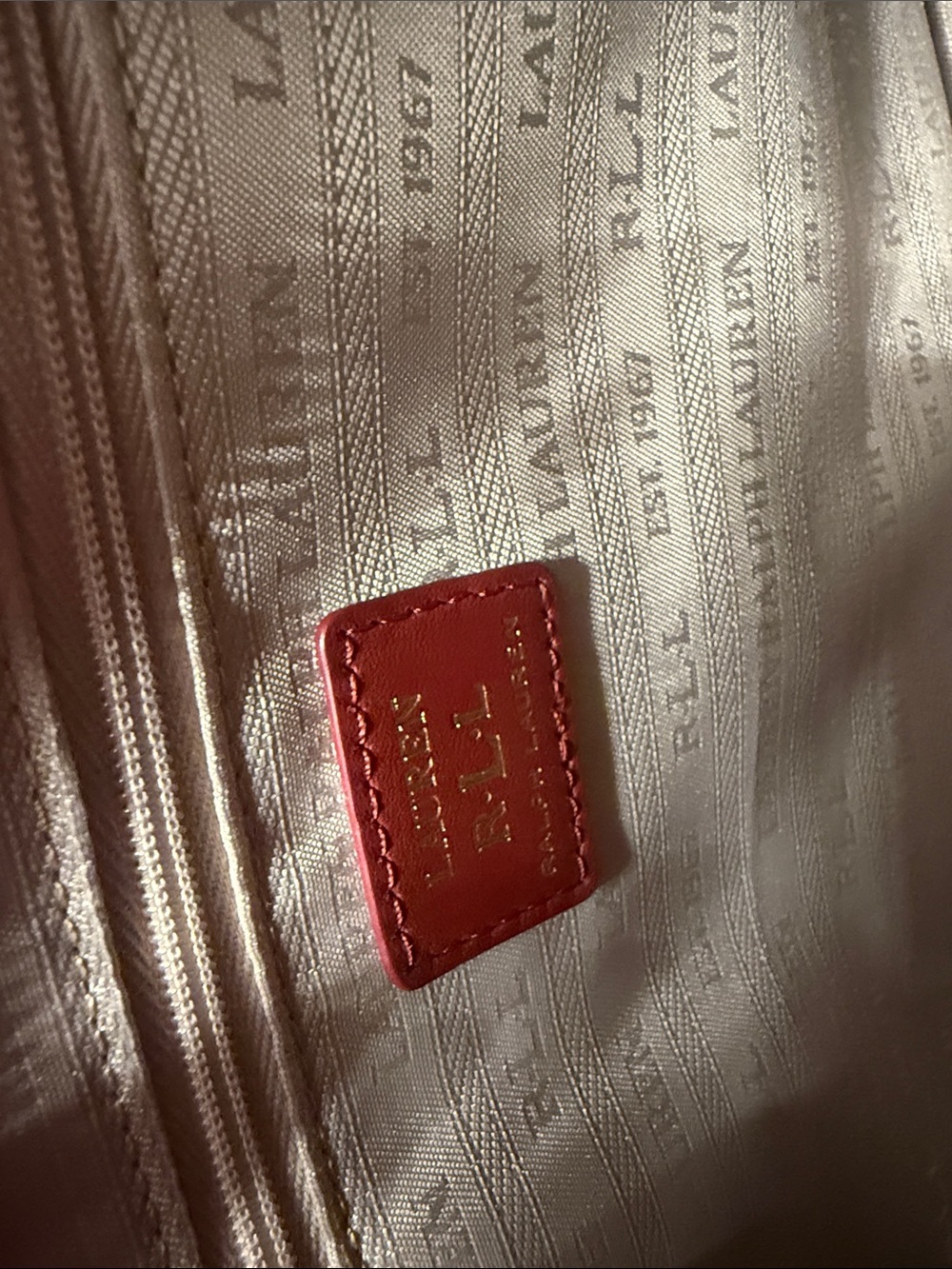 Lauren Ralph Lauren Leather satchel - Picture 6 of 6
